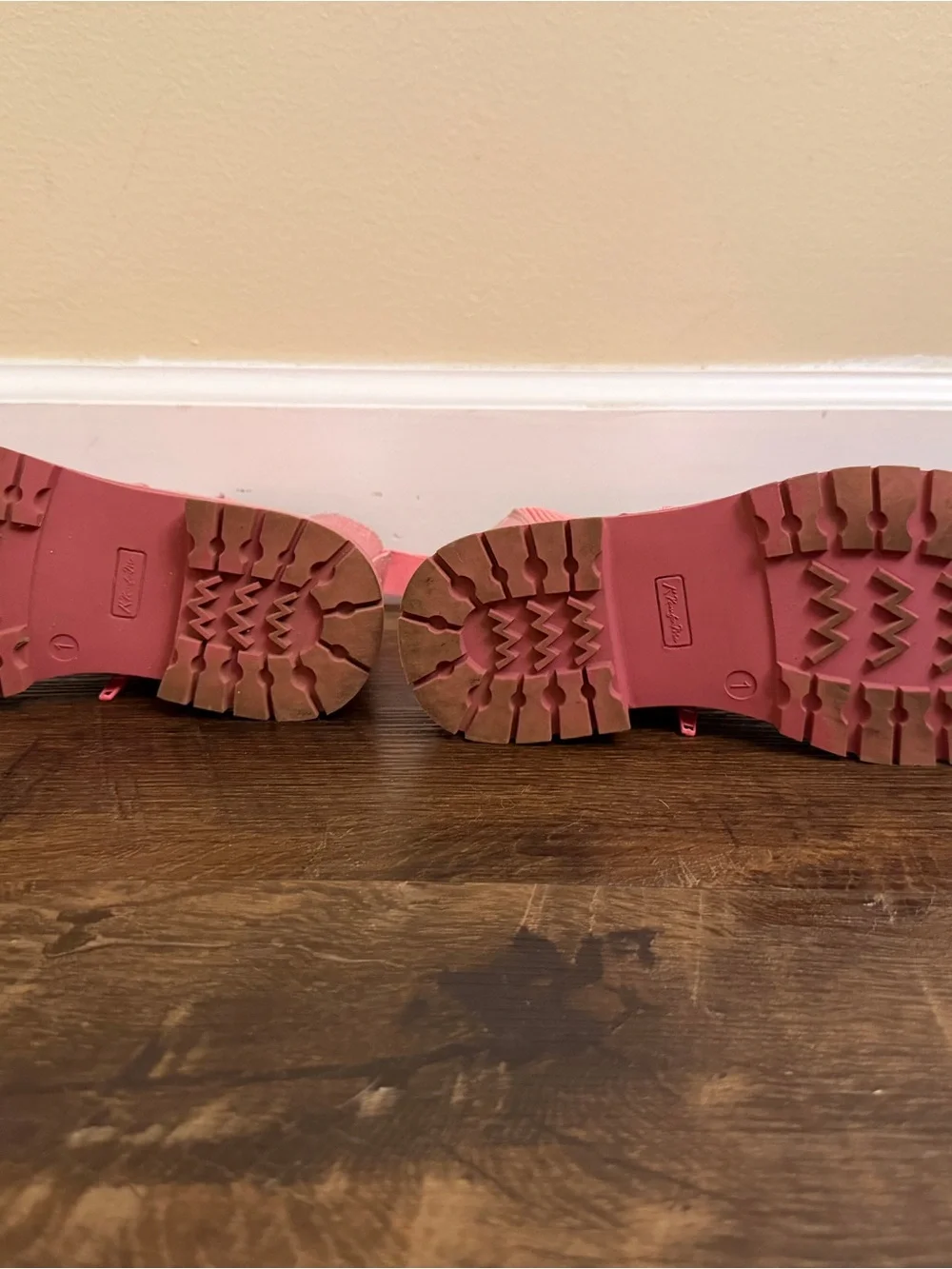 Girls Glitter Pink Chelsea Rain Boots - Sparkle Slip-On Waterproof